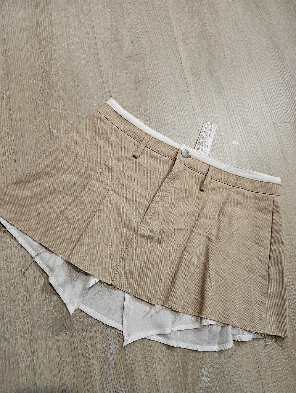 Khaki Mini Skirt